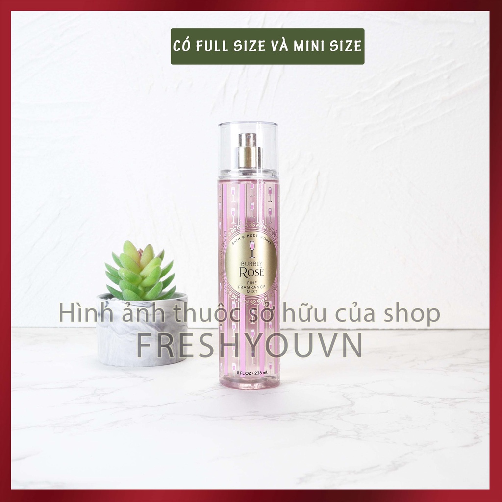 Bathbody Works Bubbly Rose Mist ボディミスト セットアップ