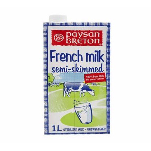 Sữa tươi tách kem Paysan Breton hộp 1L