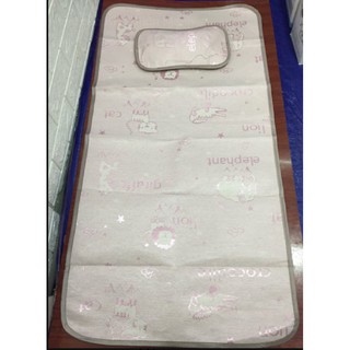 Chiếu lụa điều hòa cho bé kèm gối