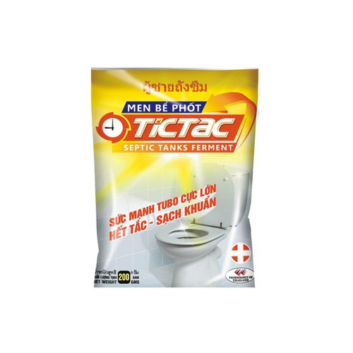 Men xử lý bể phốt Tictac PHÒNG TẮC HẾT MÙI HÔI THỐI hiệu quả thái lan