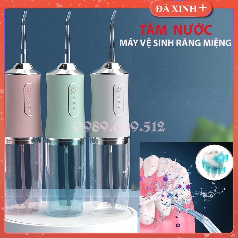 Máy Tăm Nước Vệ Sinh Răng Miệng Cầm Tay Tiện Dụng