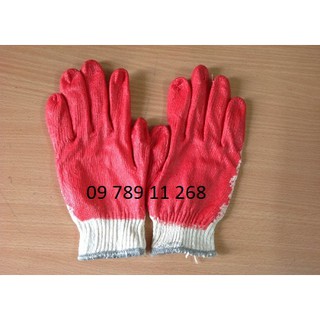 CA BÔ 10 Đôi GĂNG TAY PHỦ SƠN ĐỎ