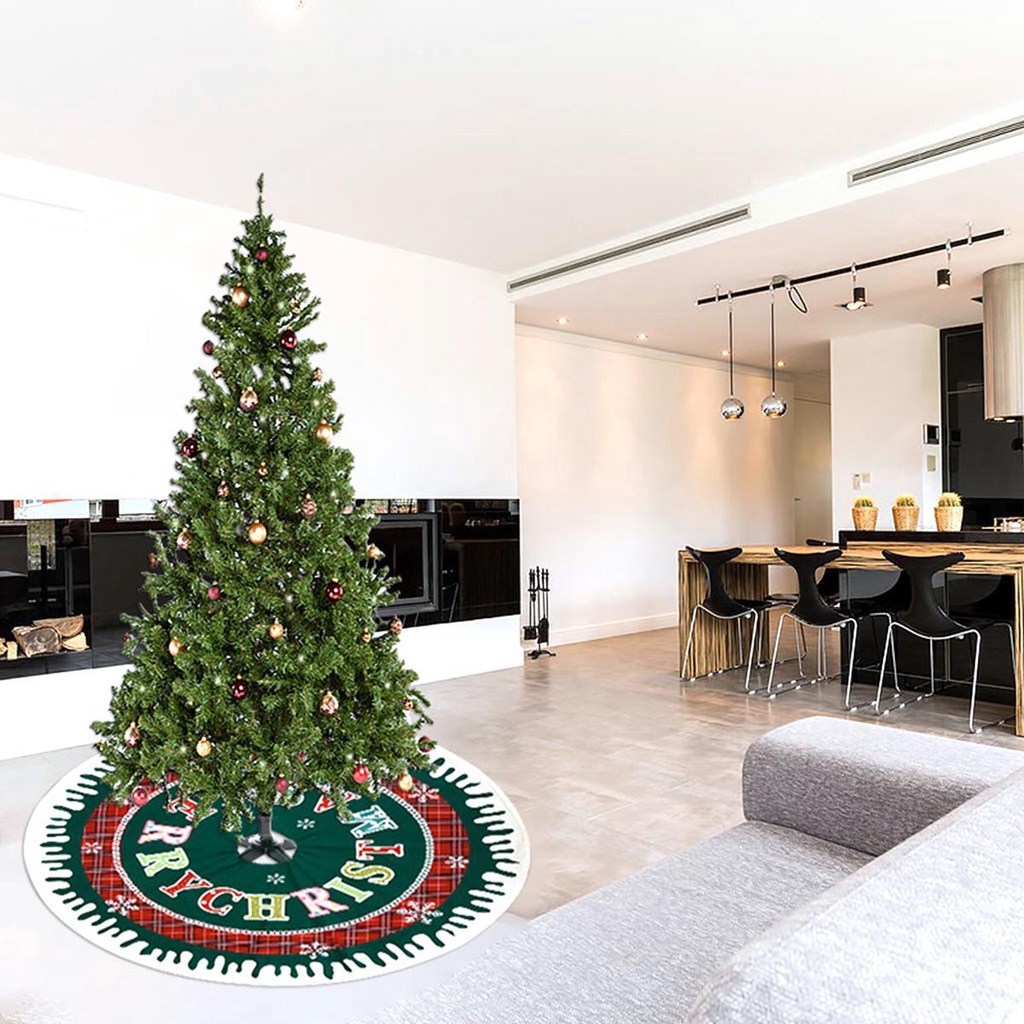 YIYU Thảm Lót Trang Trí Cây Thông Noel