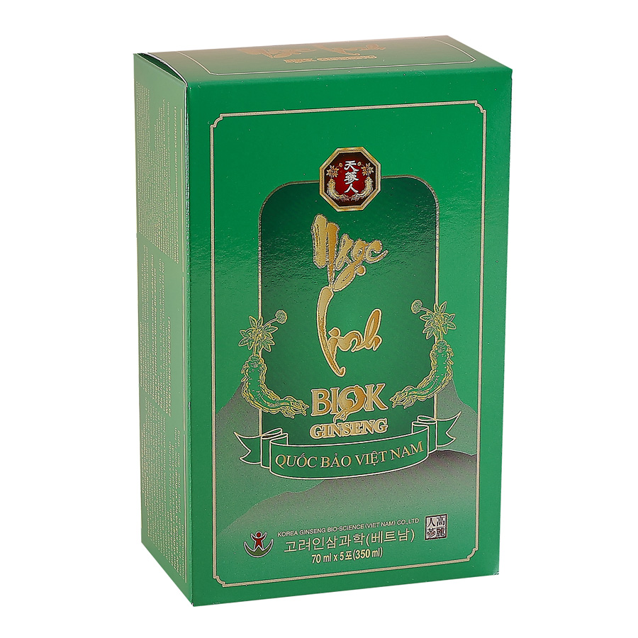 Nước Uống Sâm Ngọc Linh Hộp Nhỏ (70 ml x 5 gói)