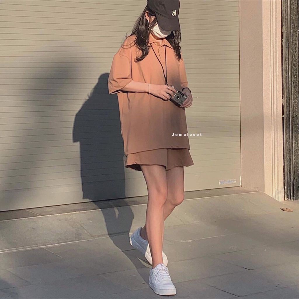 [HÀNG HOT] Bộ thun thể thao nam nữ BT39 unisex, set đồ thun nam nữ dáng rộng phong cách Hàn Quốc, chất vải mềm siêu mát