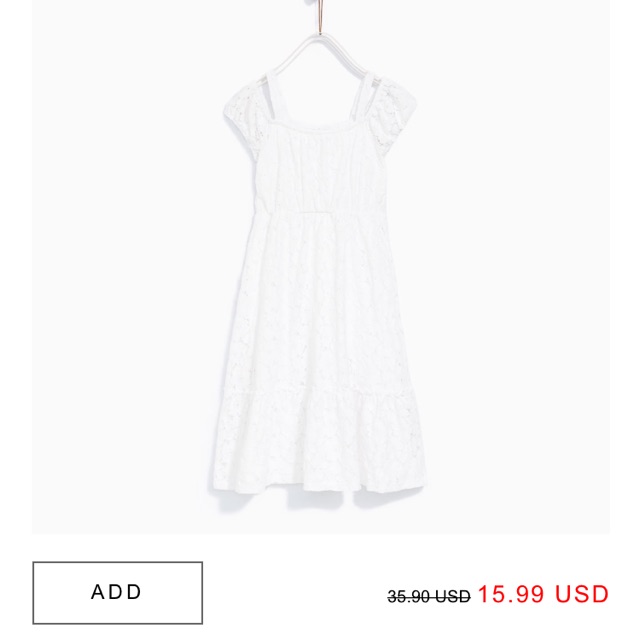 Váy zara kid đủ size