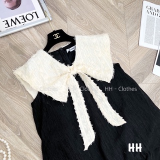 set bộ cổ bèo thắt nơ xinh