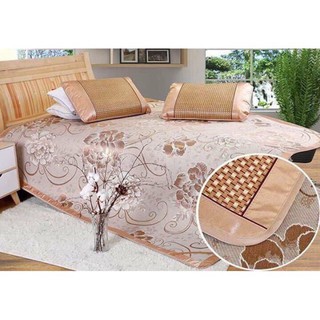 Chiếu Điều Hòa sợi mây lót lụa Emmibedding Store