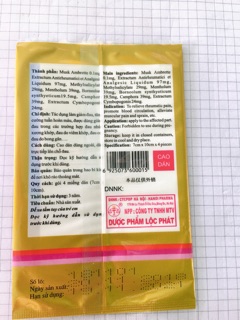 Cao dán con cọp ( bị 4 miếng )