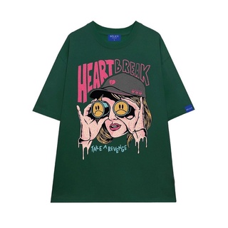 Áo thun cotton brand délice full size full tag heartbreak