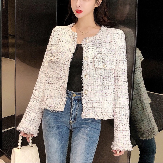 ÁO DẠ TWEED VẢI MỎNG
