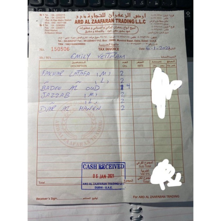 🔥 🔥 Nước hoa AFNAN SOUVENIR FLORAL BOUQUET nội địa Dubai | Thế Giới Skin Care