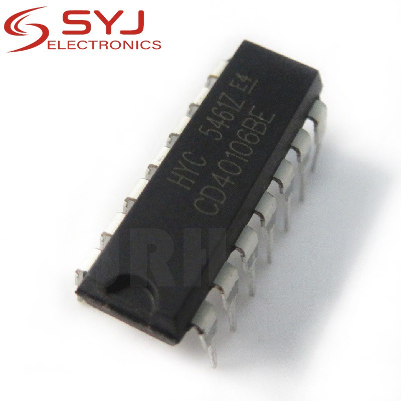 Set 10 Vi Mạch Tích Hợp Chính Hãng Cd40106Be Dip14 Cd40106 Dip 40106be Dip-14
