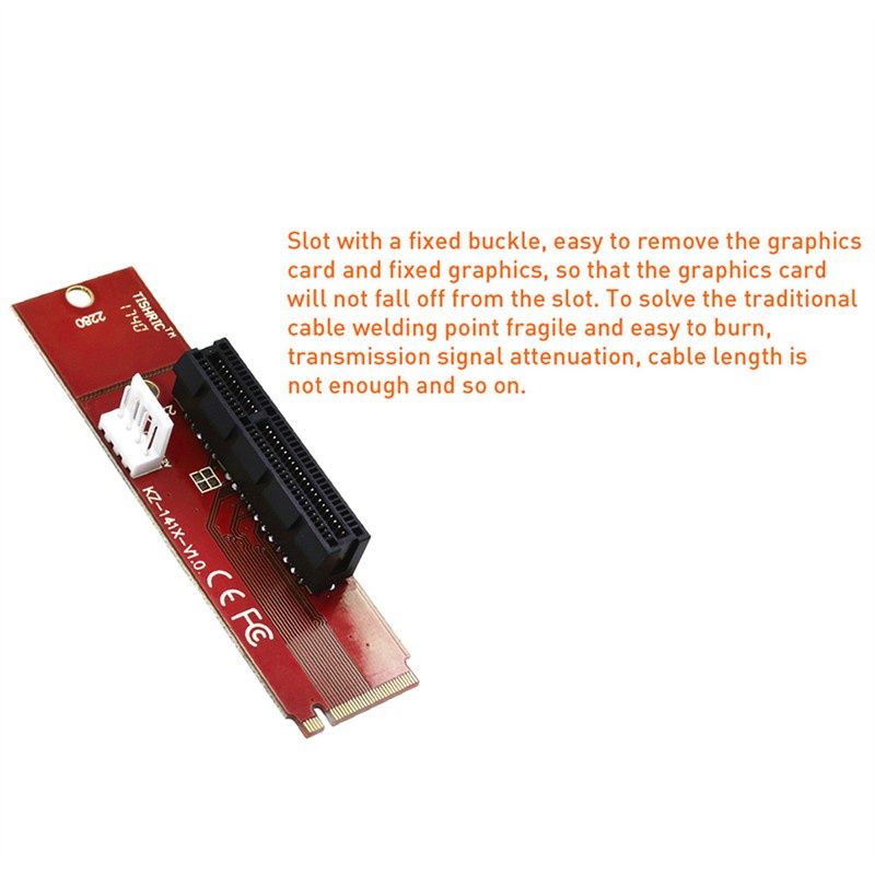 Set 2 Đầu Chuyển Đổi Ngff M.2 Key M2 Sang Pcie 4x 1x Cho Máy Đào Bitcoin Btc Miner | BigBuy360 - bigbuy360.vn