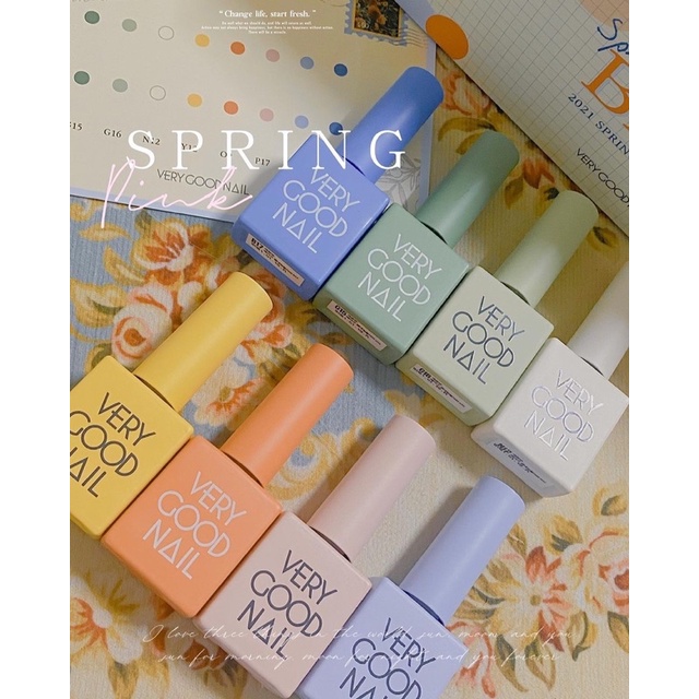 Sơn very good nail chính hãng hàn quốc set bless 2021
