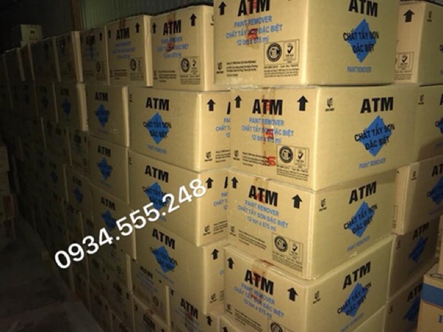 Chất tẩy sơn ATM dùng cho kim loại, gỗ hoặc tường xi măng, tủ lạnh, ô tô