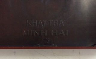 Khay trà giả gỗ