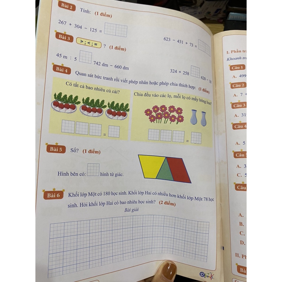 Sách - Combo Đề kiểm tra toán 2 ( Cánh diều )