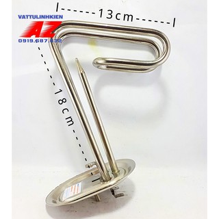 Ruột đốt Bình nóng lạnh ARISTON bát bè (7.5cmx10.5cm) x (18cm +13cm)