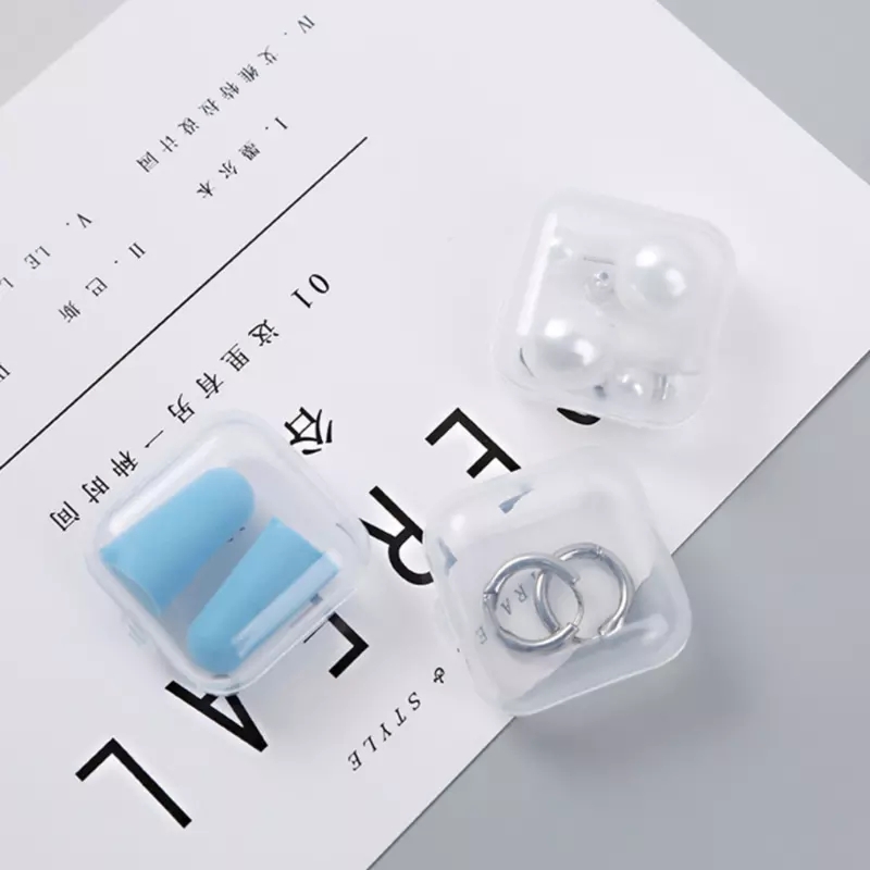 Hộp nhựa trong suốt đựng trang sức tiện lợi