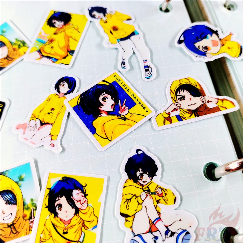 ★★★ Sticker Dán Trang Trí Nhật Ký Q-2 Hình Wonder EGG ★★★ Set 48 Miếng Dán Trang Trí Album Thời Trang DIY