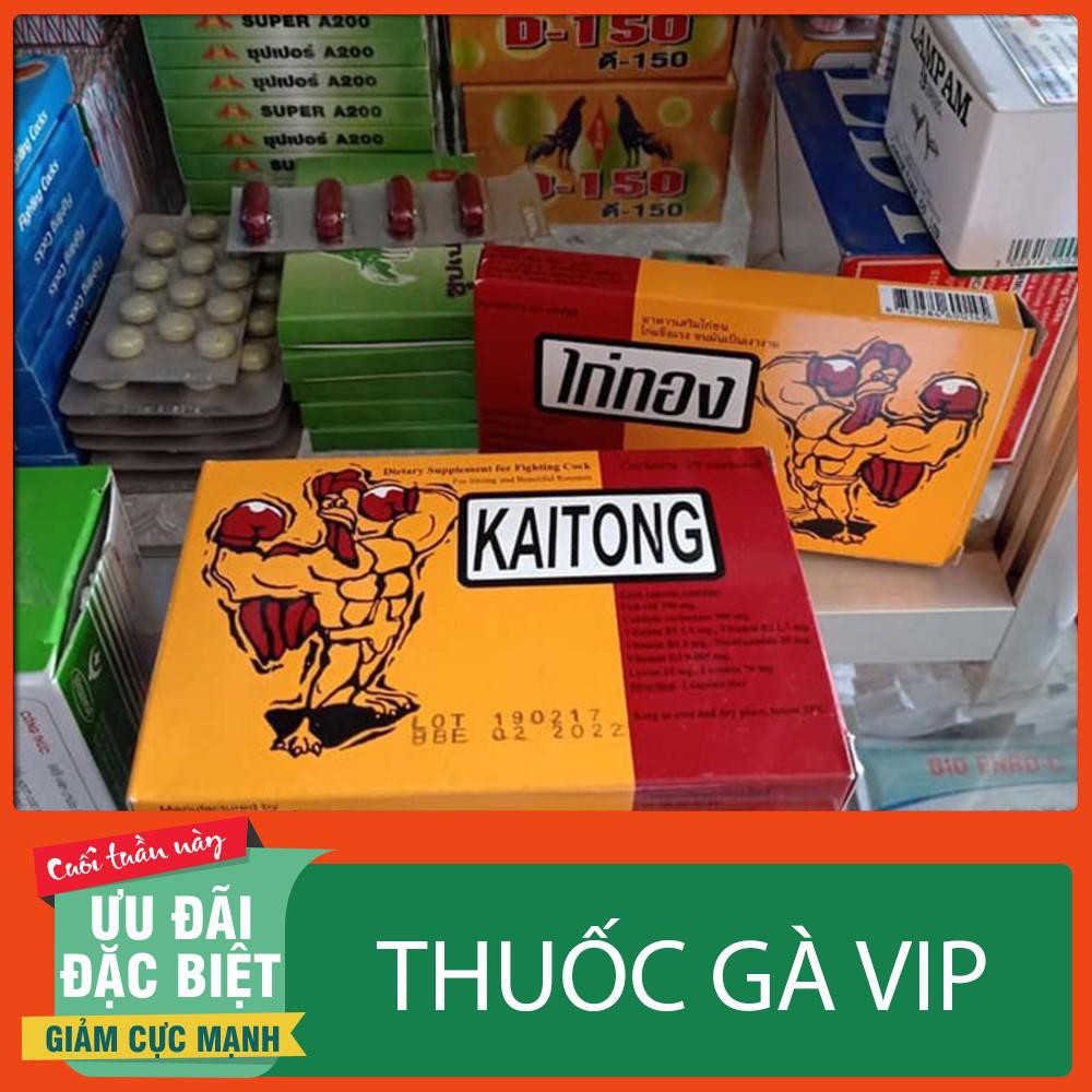 KÍCH LỰC KAITONG GÀ ĐÁ - HỘP 2 VỈ 20 VIÊN