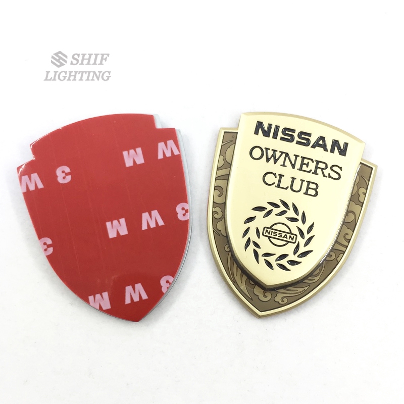 Miếng dán logo xe ô tô bằng kim loại