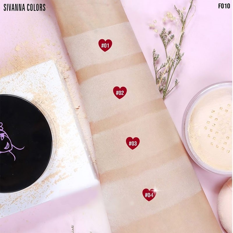 Phấn bột Sivanna colors loose powder shine-control sheer-long wear 20g | BigBuy360 - bigbuy360.vn