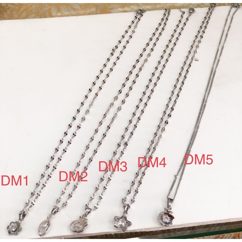 Dây chuyền inox kèm mặt