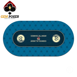 THẢM POKER GEM OVAL CAO SU CAO CẤP