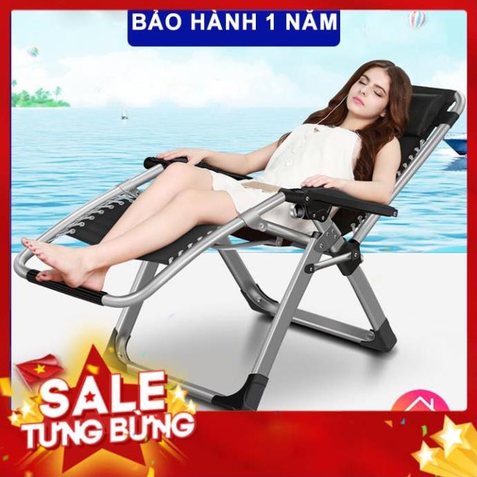 Ghế gấp văn phòng cao cấp [BH 1 NĂM], giường gấp đa năng tiện lợi 3IN1 - [TẶNG] Bịt mắt, khay đựng cốc, gối đầu êm ái | BigBuy360 - bigbuy360.vn