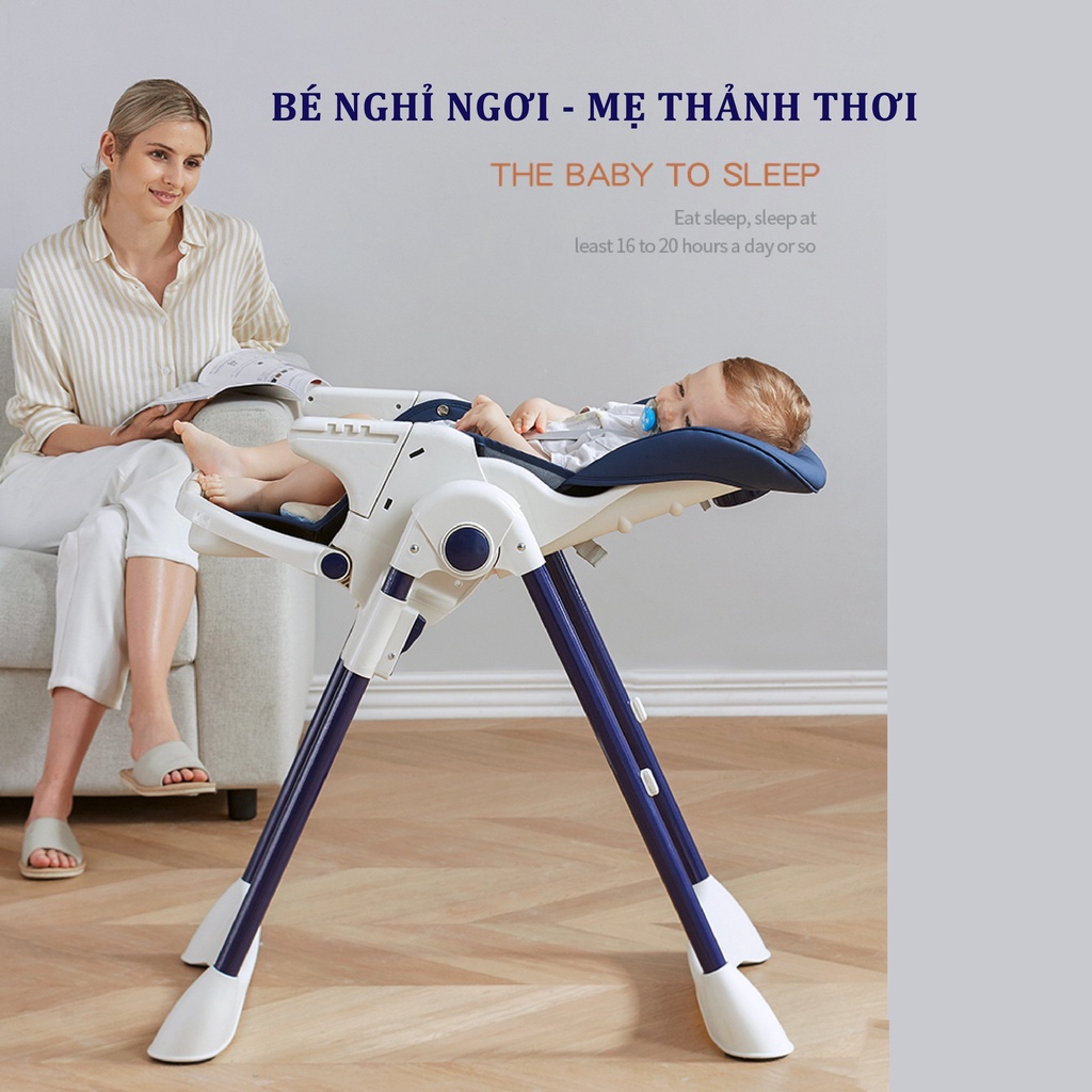 Ghế ăn dặm cho bé cao cấp V-Baby Grow 806