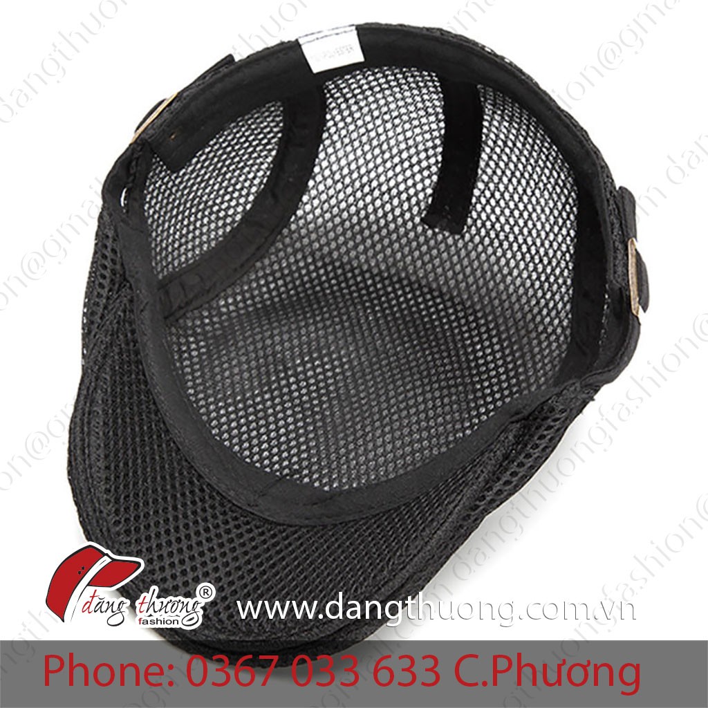 [HÀNG CÓ SẴN] [SHIP HỎA TỐC] Mũ nón bere beret lưới mũ nồi nam thoáng mát mùa hè màu NÂU