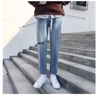 [chất lượng] QUẦN JEAN RÁCH GỐI NAM