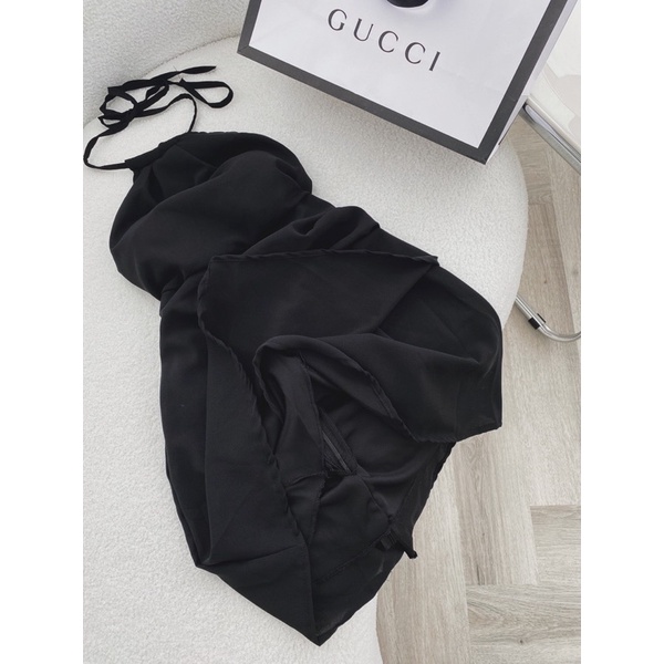 ĐẦM CỔ YẾM XANH VẠT HÔNG | BigBuy360 - bigbuy360.vn