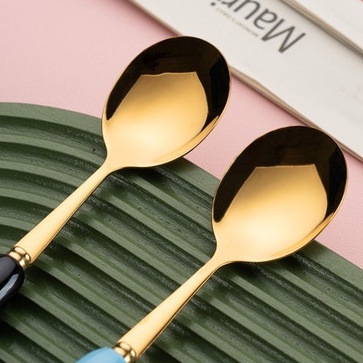 Muỗng ăn cơm bằng thép không gỉ hình chân mèo dễ thương