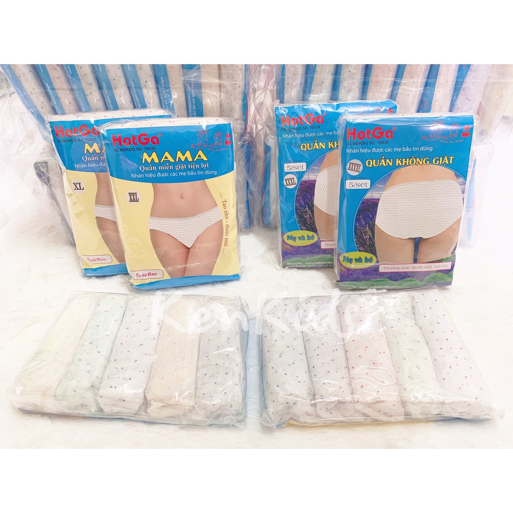 Quần lót giấy cao cấp HotGa (XL, 3XL, 4XL) - gói 5 cái