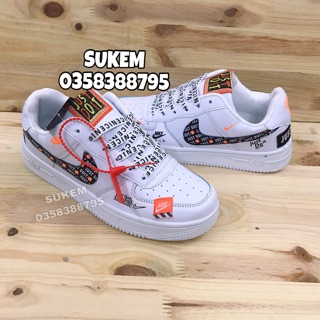 [KÈM HỘP] GIÀY THỂ THAO FOX JUST DO IT TRẮNG NAM NỮ