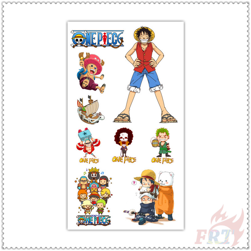 ✿ Miếng Dán Hình Xăm Tạm Thời mini one piece series 01 - anime 01 ✿ 1 Tấm Hình Xăm Dán Chống Nước zoro Quyến Rũ Cho Tay / Chân / Cơ Thể