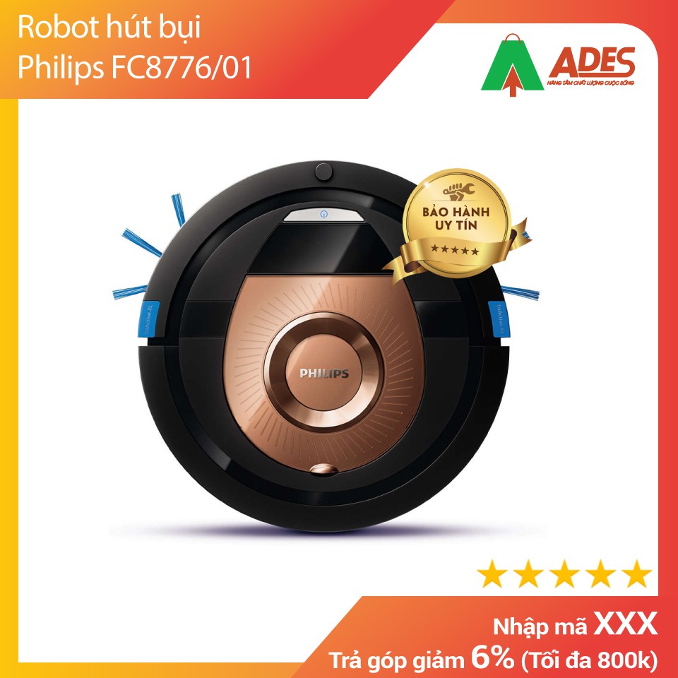 [Mã 154ELSALE2 giảm 7% đơn 300K] Robot hút bụi Philips FC8776/01 | Chinh hãng, Giá rẻ