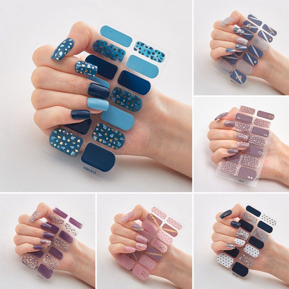 HS Miếng Dán Trang Trí Móng Tay Sáng Tạo DIY