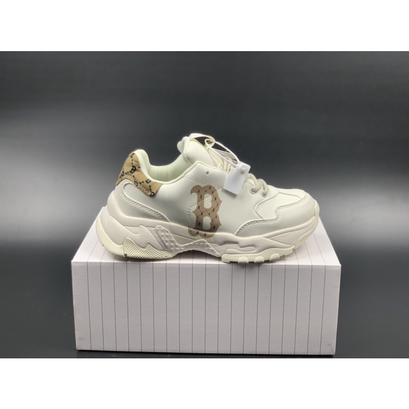 Giày thể thao nam nữ M.L.B Chunky Mono B nâu - M15