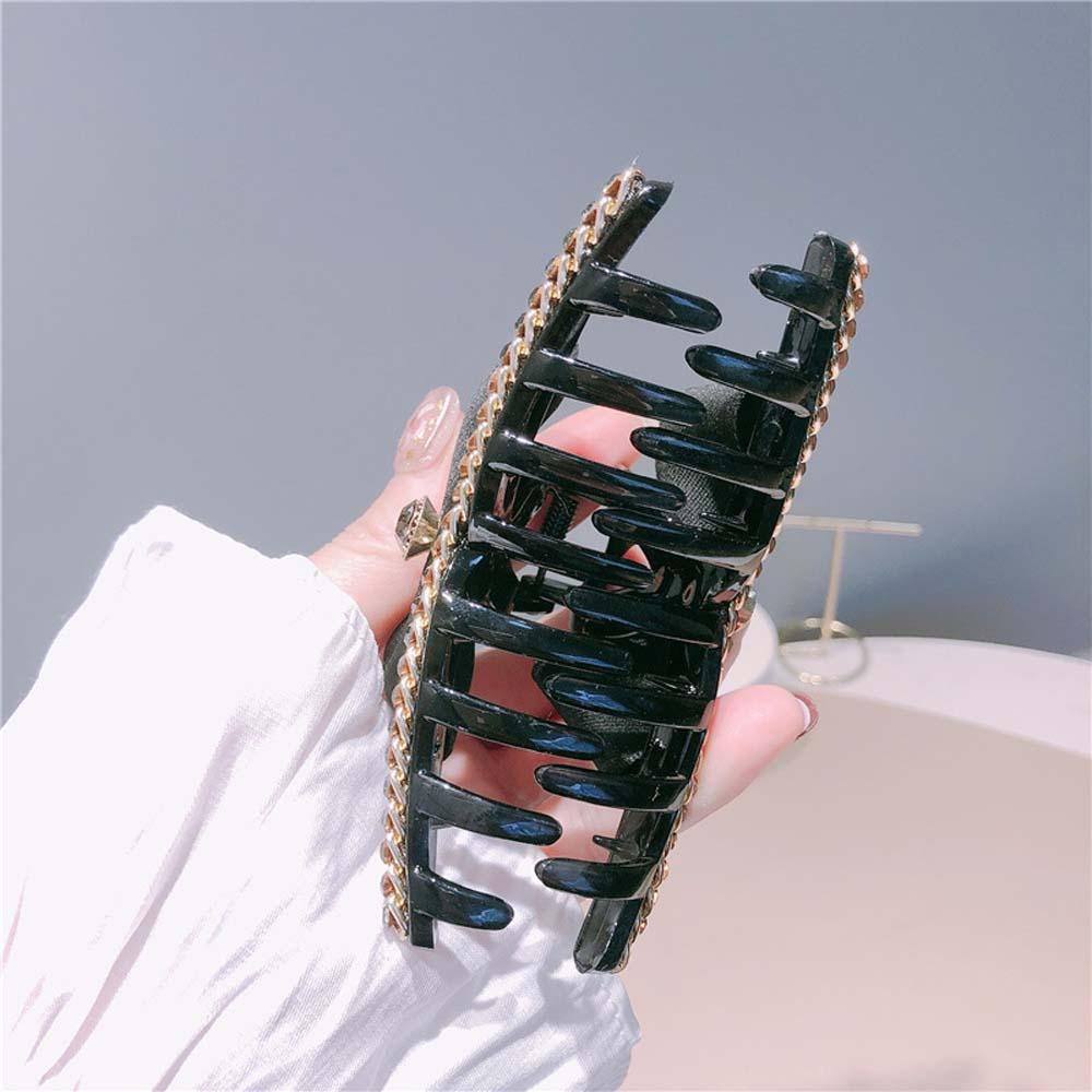 Kẹp Tóc Càng Cua Đính Nơ Họa Tiết Hình Học Phong Cách Hàn Quốc Cho Nữ|Kẹp Tóc Hình Cá Mập