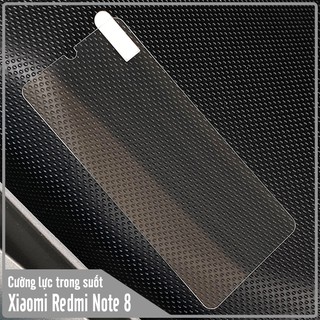 Kính cường lực Xiaomi Redmi Note 8 - Trong Suốt