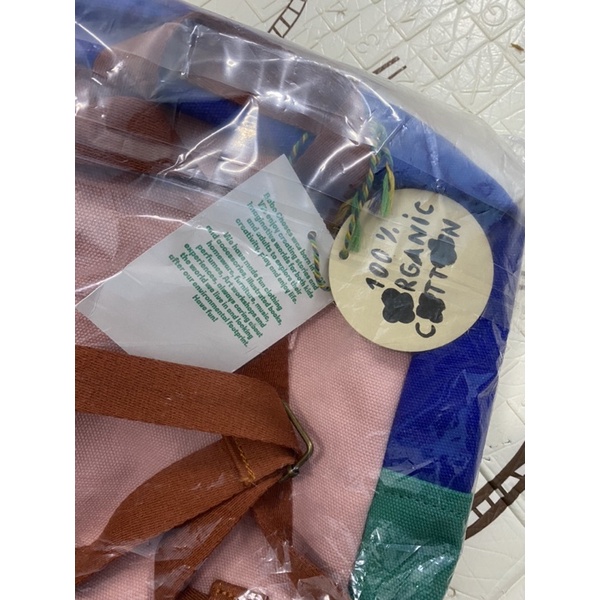 Ba Lô Vải Thêu Chữ Cái Dễ Thương Cho Trẻ Em Mầm Non, Hàng Cao Cấp Của Hãng BOBO CHOSES 100% Organic Cotton