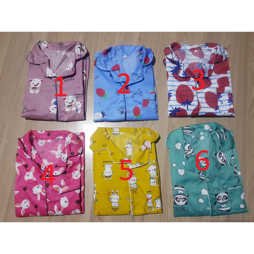 Bộ pijama kate thái tay dài quần dài siêu đẹp | BigBuy360 - bigbuy360.vn