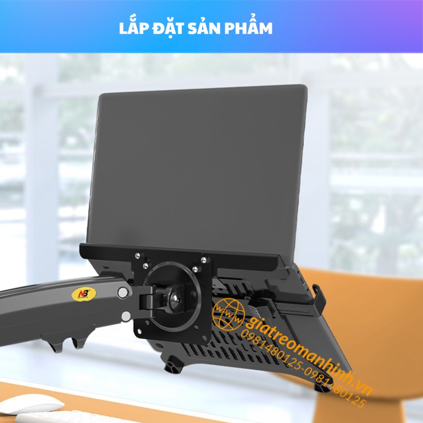 Giá Đỡ , Kẹp Laptop NB FP-2 Hỗ Trợ 10-17 Inch Chính Hãng North Bayou  - Lưu Ý : Sản phẩm lẻ chưa bao gồm tay đỡ