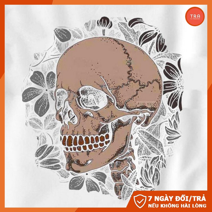 Áo thun nam dài tay chất poly thái đẹp dày mịn phối hình Swerter đầu lâu SW211 | BigBuy360 - bigbuy360.vn