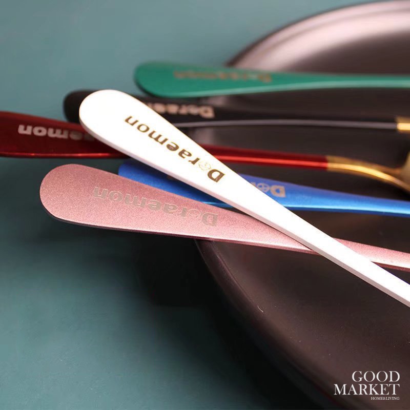 Muỗng Thép Không Gỉ Hình Doraemon Dễ Thương