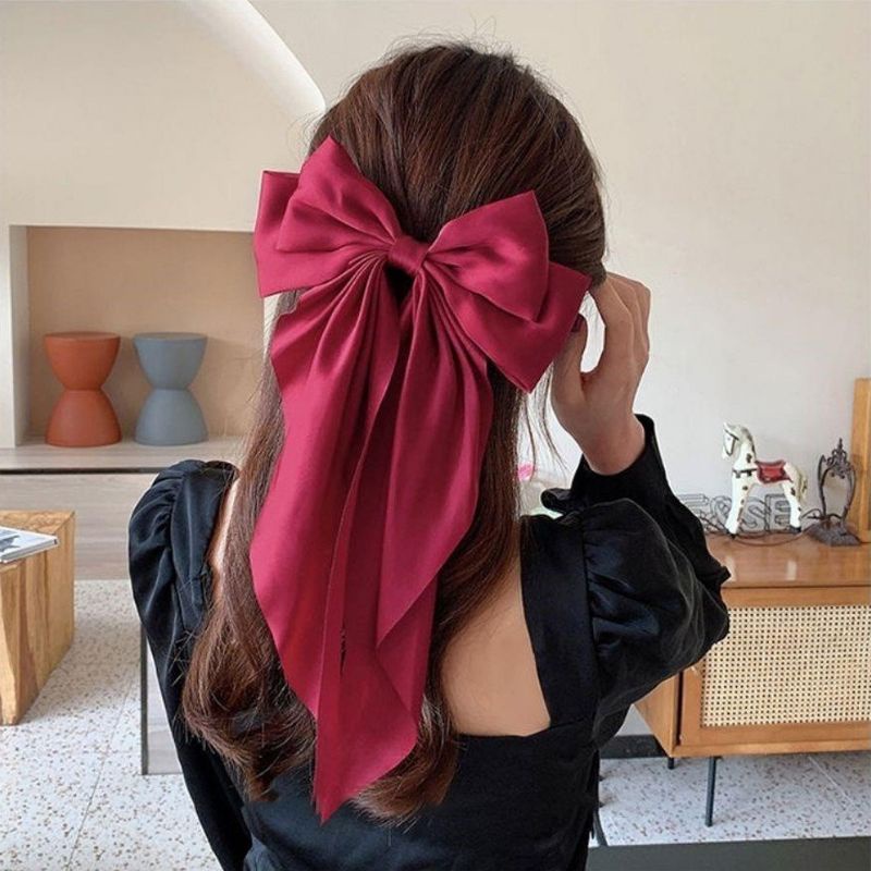 Kẹp Tóc Nơ, Kẹp Tóc Nơ Size Lớn Thời Trang Nữ
